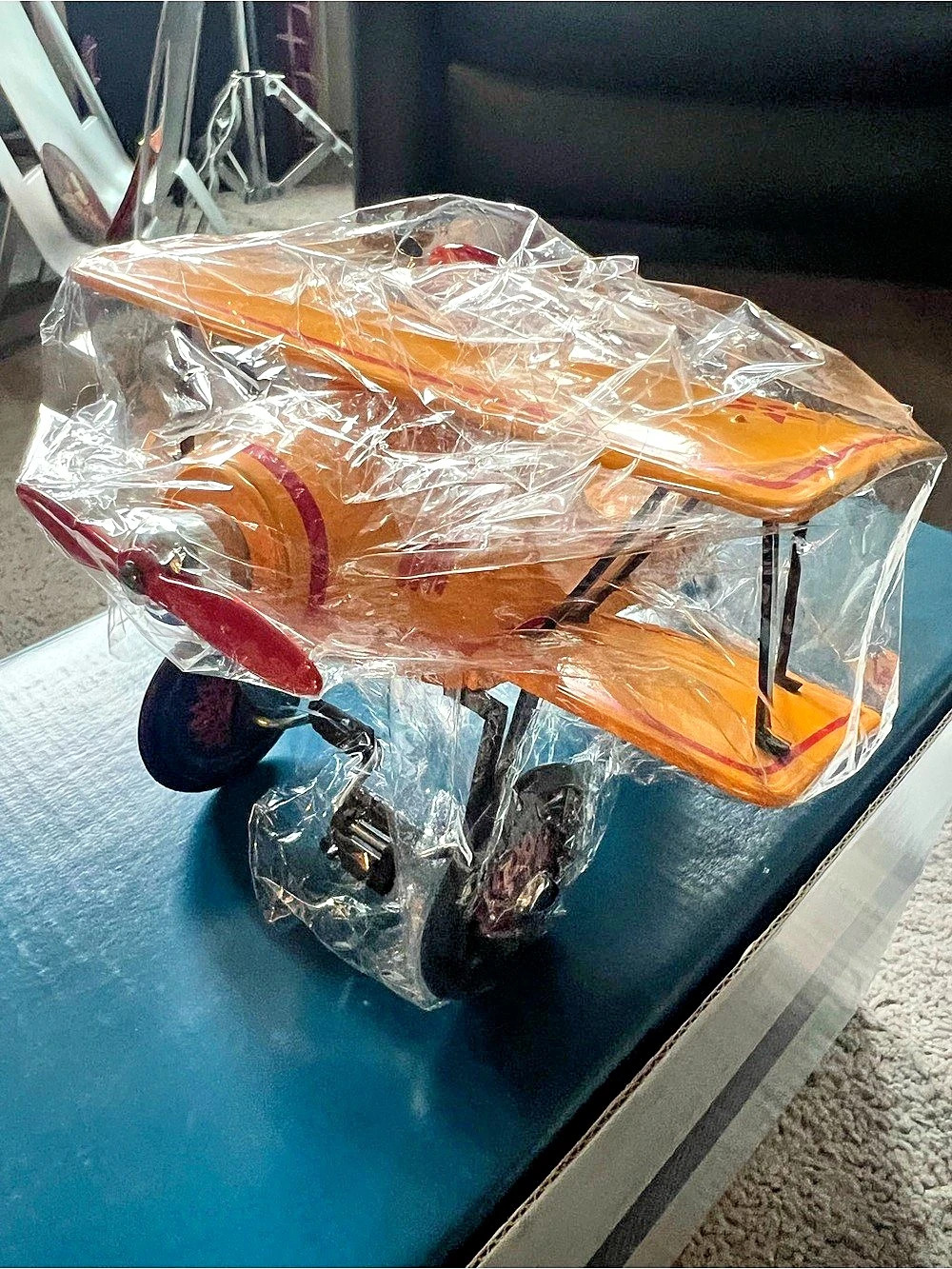 Hawthorne Village Don Palmer Custom Collection Classic Collection biplane Orange